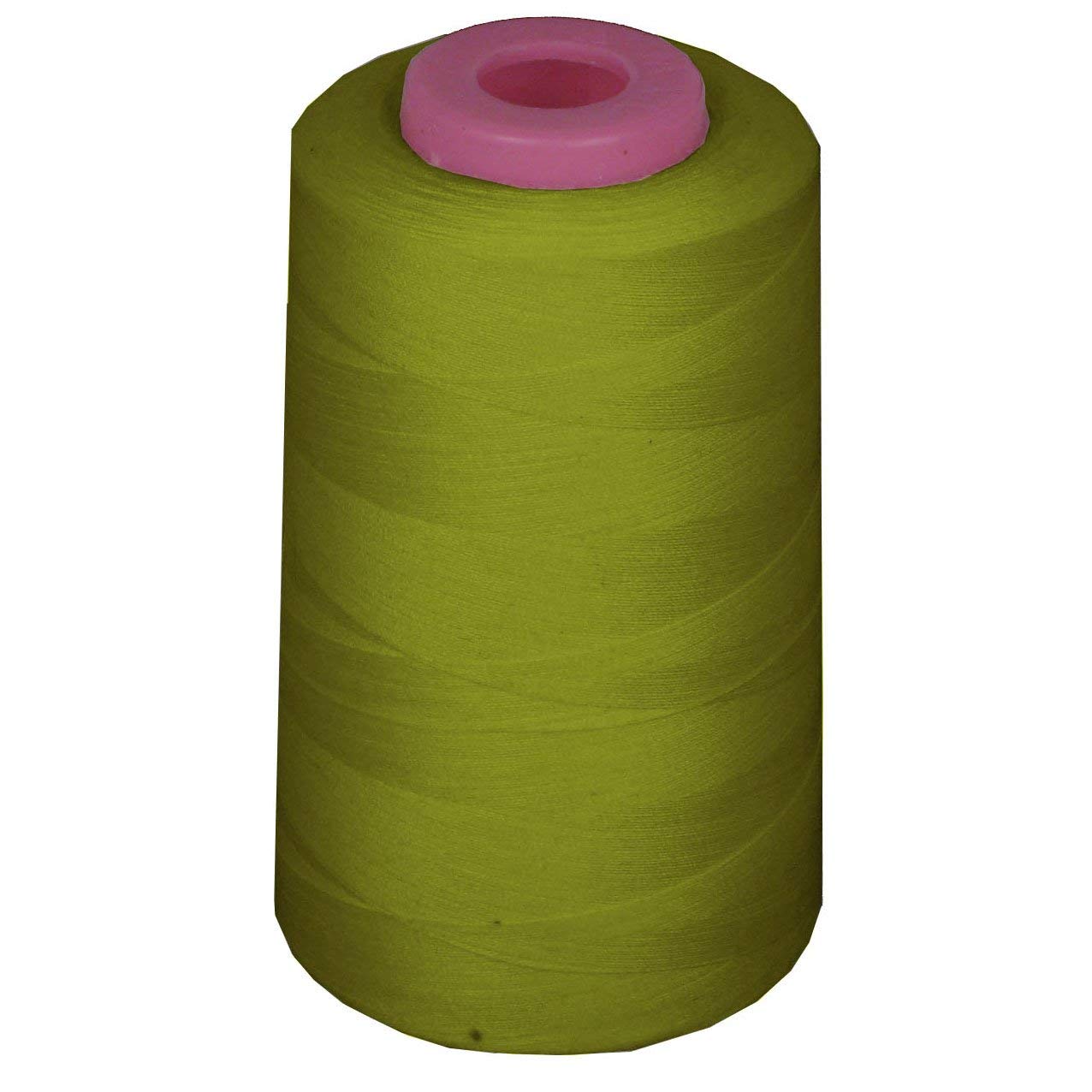 Backdrop King Inc, 6000 Yards 100% Spun Polyester Cone Serger Thread (Avocado, Pack of 4)