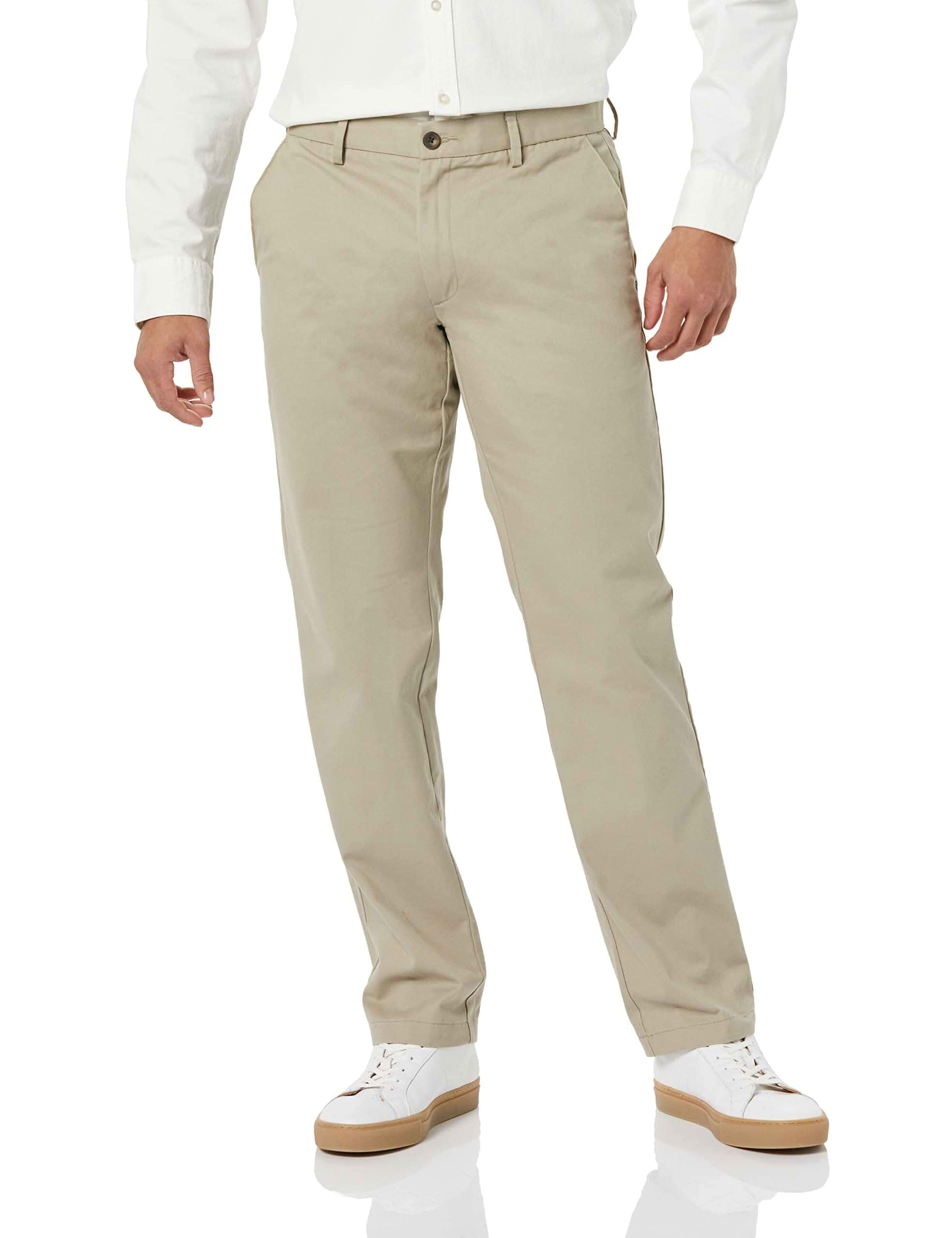 Amazon Essentials Men's Straight-Fit Wrinkle-Resistant Flat-Front Chino Pant