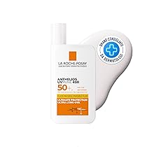 La Roche Posay Anthelios UVmune 400, Fluido Invisibile SPF50+, Per Tutti i Tipi di Pelle, Protezione Estrema Anti-UVA Ultra Lunghi, Resistente ad Acqua, Sabbia e Sudore, Con Acqua Termale, 50 ml