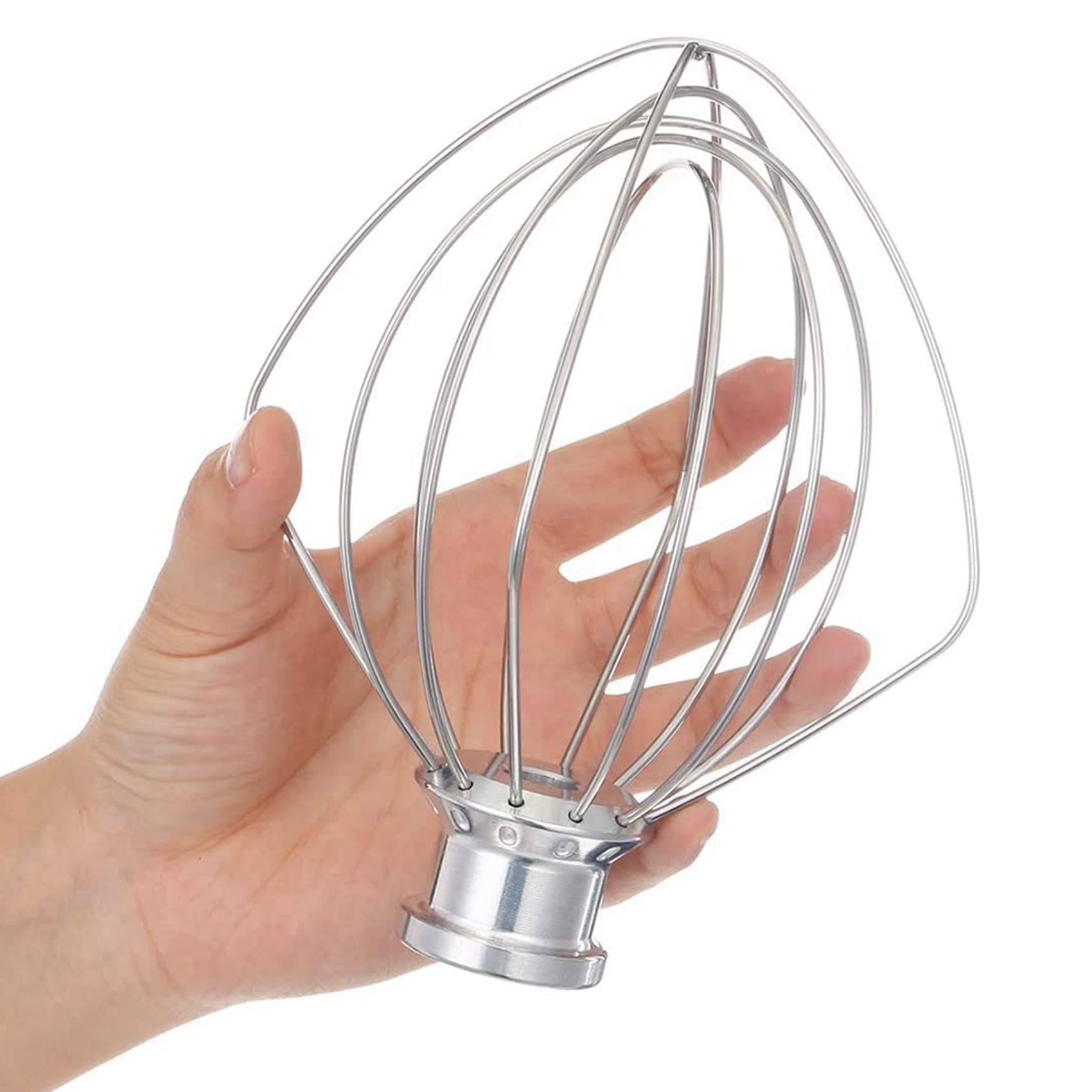 Paquet de 4 Accessoires de Mélangeur de Fouet en d'acier Inoxydable pour K45Ww Ballon de Gâteau de Farine Fouet Agitateur de Crème Aux Oeufs