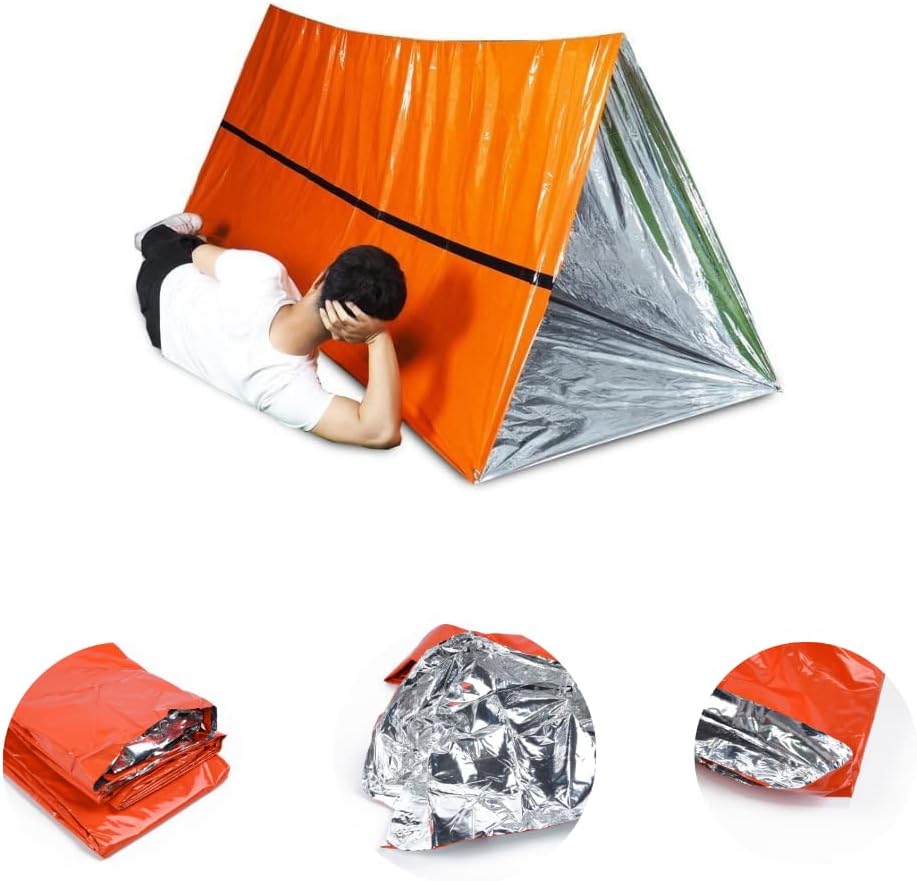 AlyssaEmergency Tent Shelter, Survival Tent. Lightweight, Waterproof