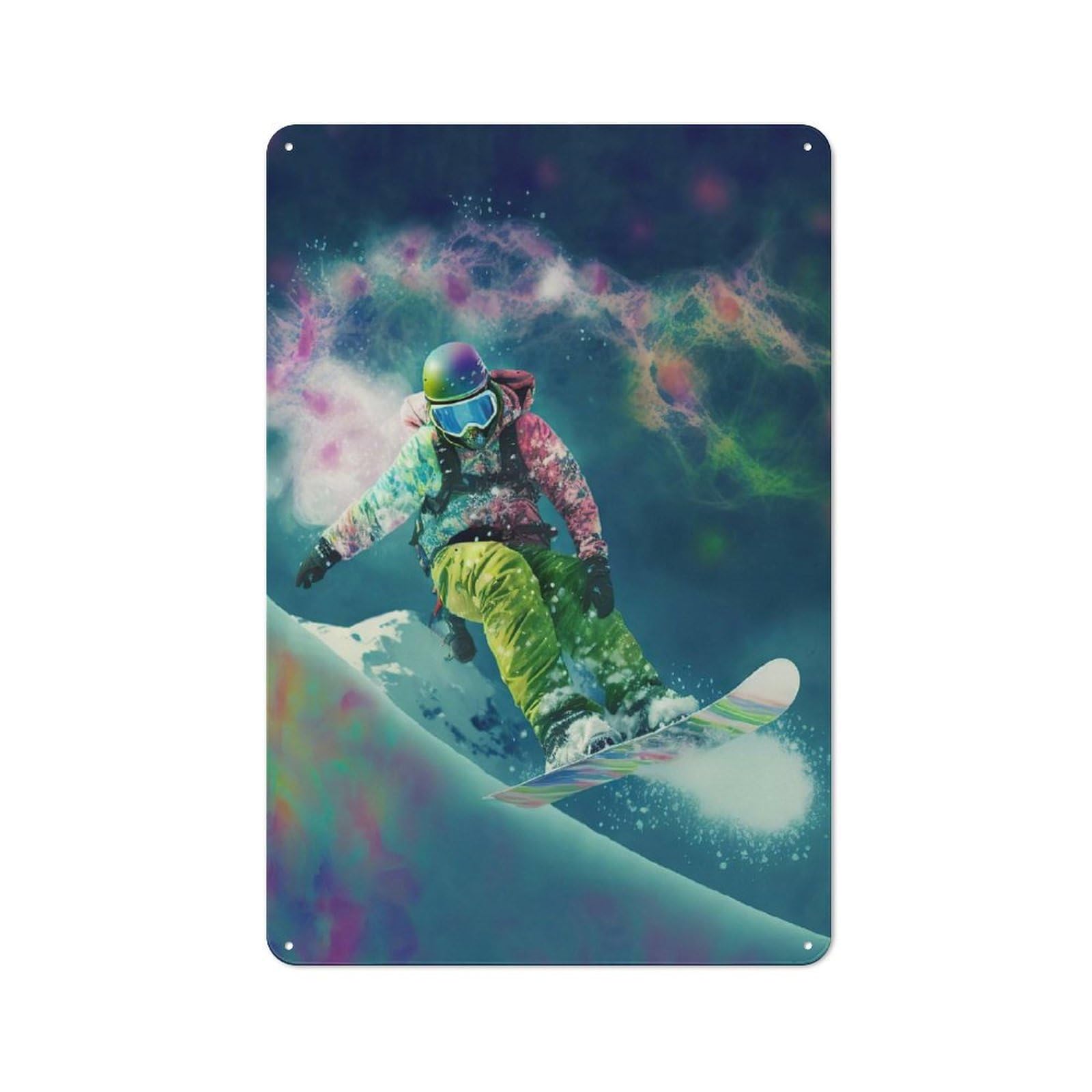 Everyday Snowboard Metal Gift Sign 30x20cm, Room Wall Plaque for Home, Shop, Pub Or Studio Wall