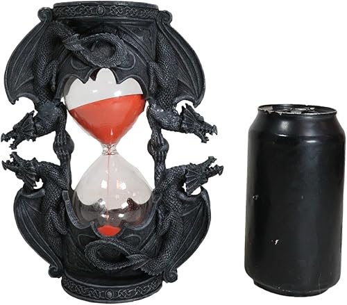 Miniatura 5 de Ebros Gift Invertible Gótico Cuatro Elementales Dragones Arena Temporizador Estatuilla Dragón Reloj de Arena Calabozos y Dragones Fantasía Mítica
