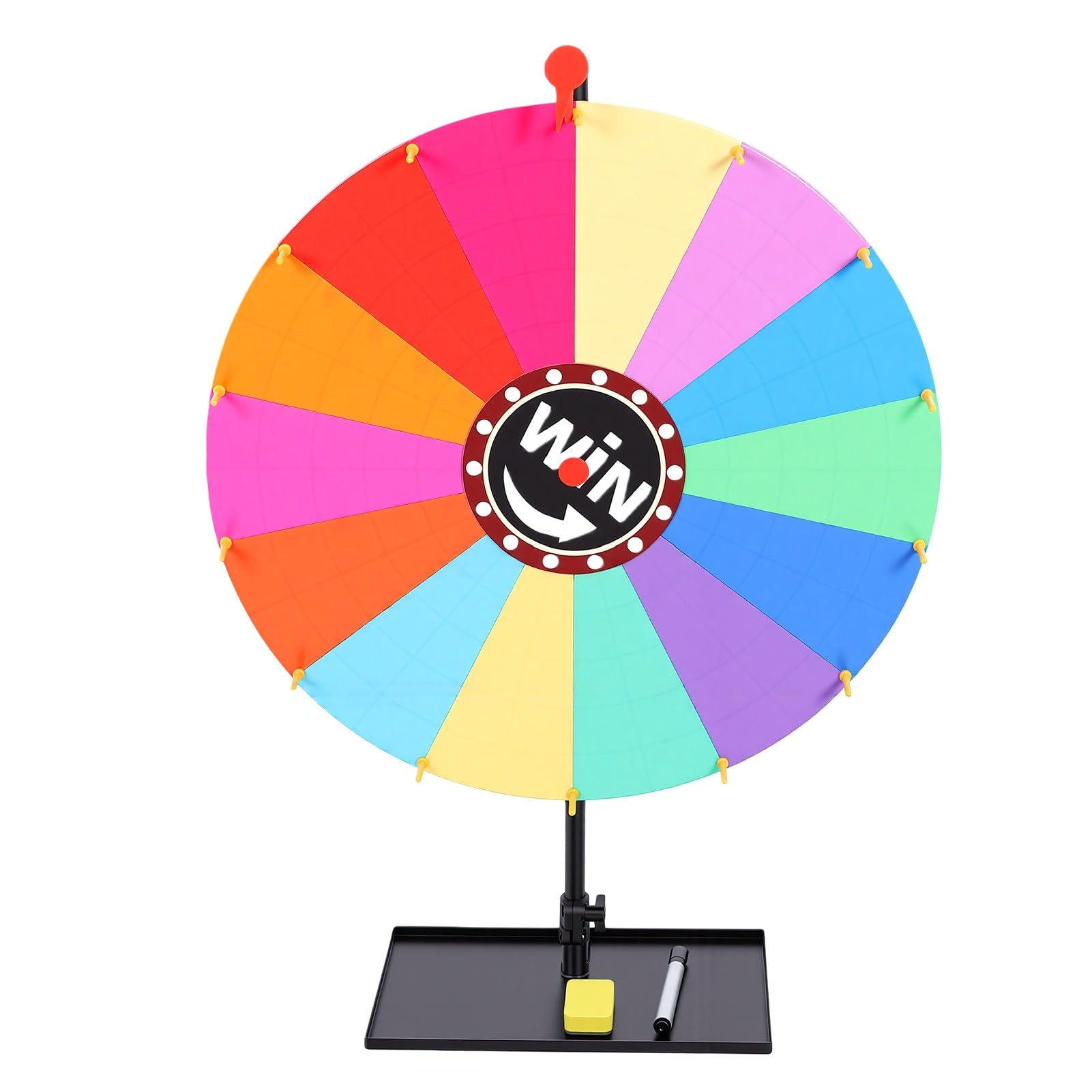 banapoy Roue de Prix à 14 Emplacements 24,01" avec Support