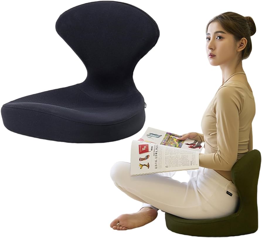 姿勢矯正チェア ブラック Amazon.co.jp: MonoLuxe 骨盤矯正 椅子 姿勢矯正 クッション 座椅子