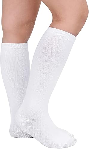 Miniatura 2 de Century Star Baby Girl Socks Boy Knee High Socks Toddler Non-Slip Grip Tube Sock School Soccer Striped Stockings for Infant