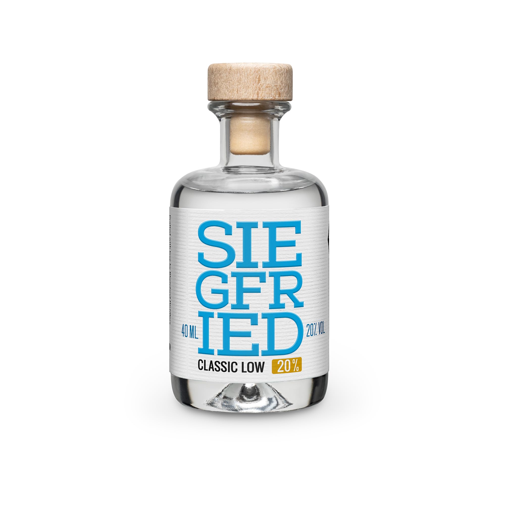 Siegfried Classic Low Mini I Von den Machern des weltweit prämierten Siegfried Gin I Für leicht alkoholische Longdrinks und Cocktails | 20% Vol. I 40ML