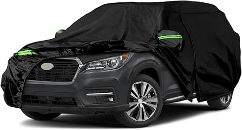 Miniatura 10 de Fundas impermeables de repuesto para Subaru Ascent 2019-2024, 6 capas para todo tipo de clima, ajuste personalizado, con puerta con cremallera y