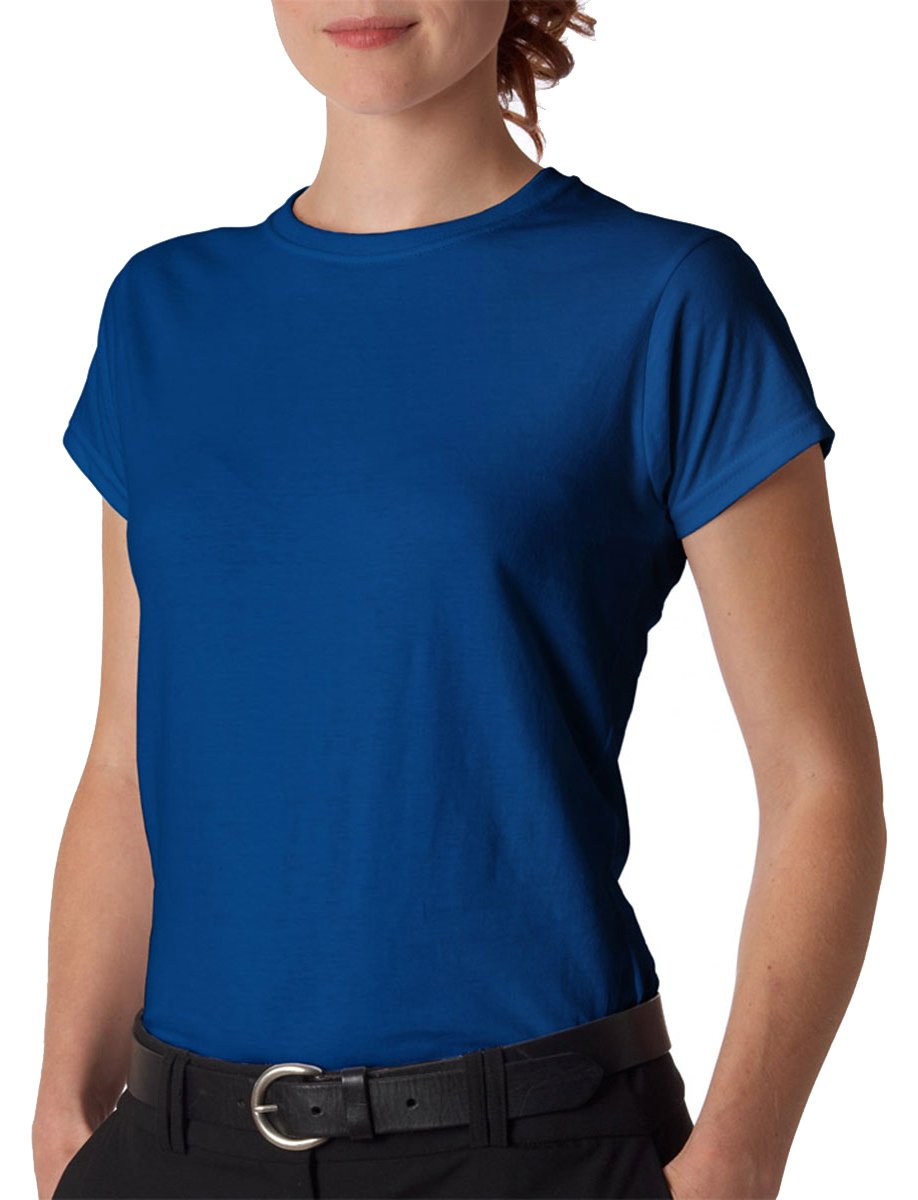 Gildan Womens/Ladies Softstyle Ringspun Cotton T-Shirt (3XL) (Royal Blue)