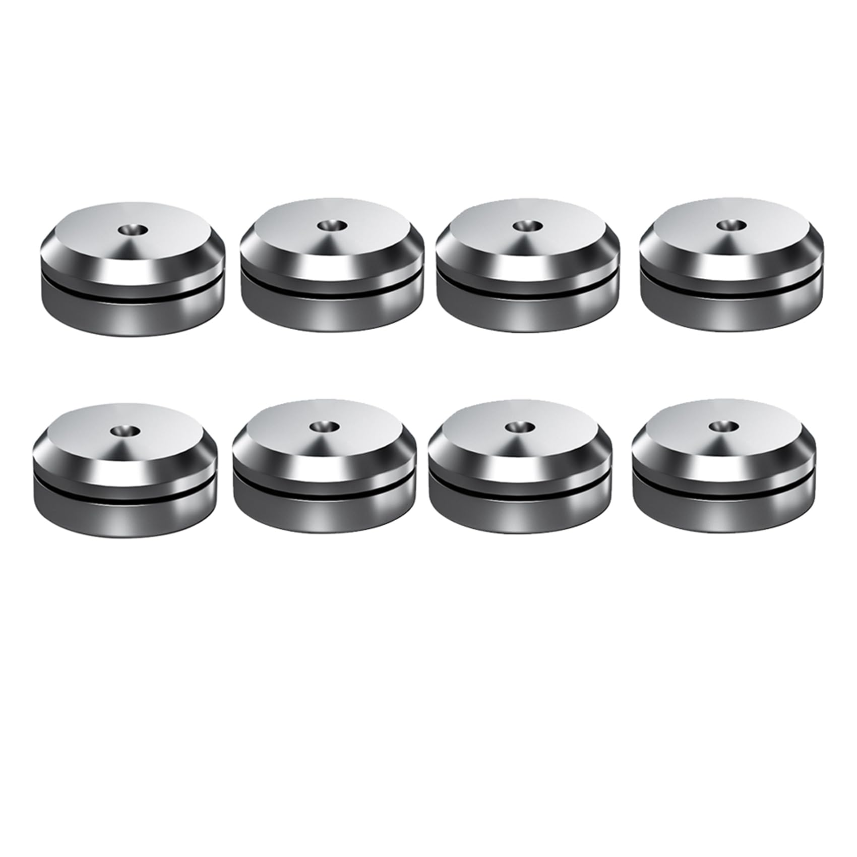 Amplificateur audio Hi-Fi, pieds coniques amortissant les chocs, base, isolation des ongles, pointes, coussinets de support, 8 coussinets de pied individuels