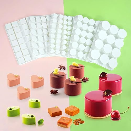Miniatura 2 de Moldes De Silicona Para Chocolate CylinderSquareHeart Soap Mold Silicone Soap Mold For Handmade Soap Making Shower Molds