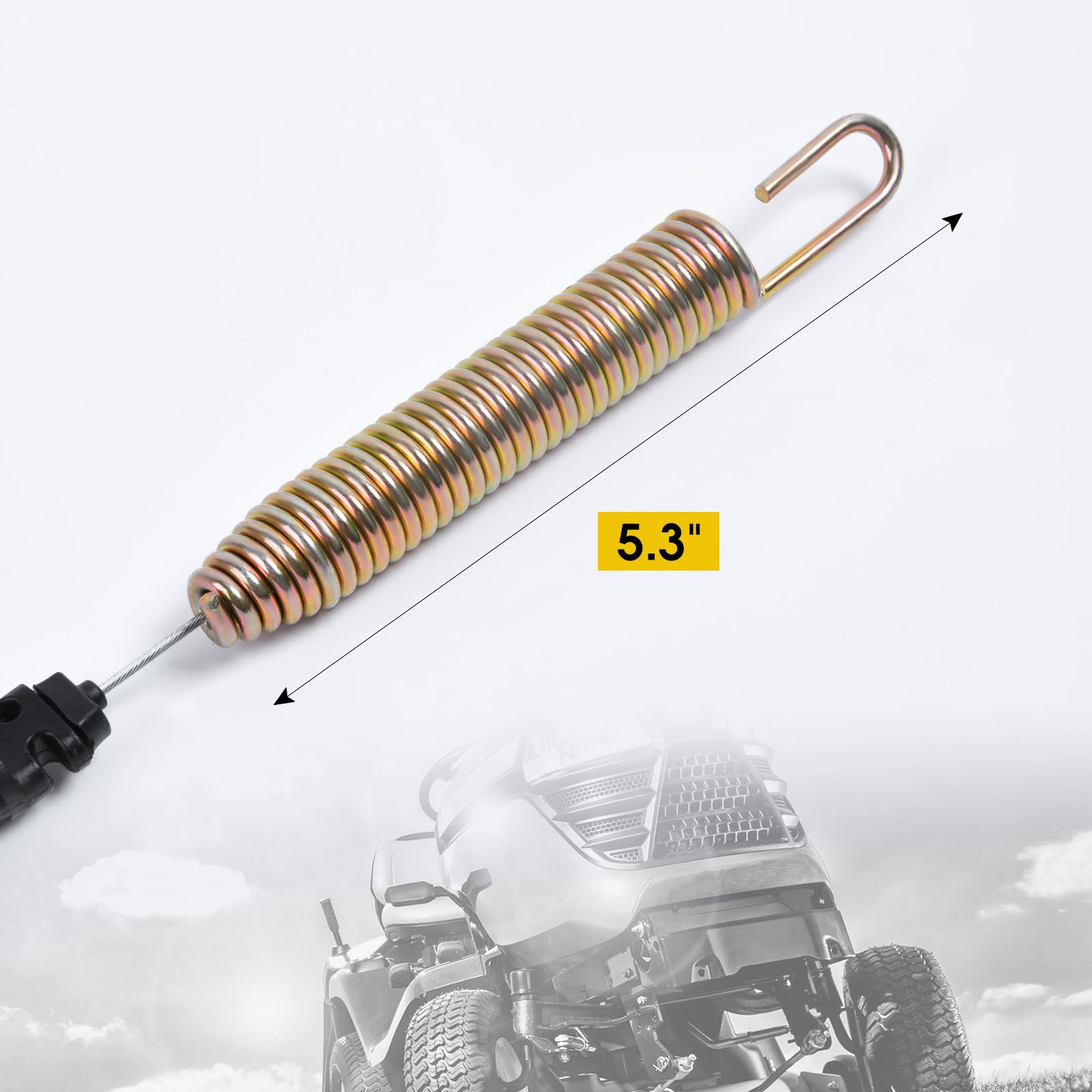 Yogayet GY21106 GY20156 Clutch Control Cable Fits for John Deere X300 L100 L110 L105 Series Lawn Mower Tractor Deck Engagement Clutch Control Cable Pack of 1