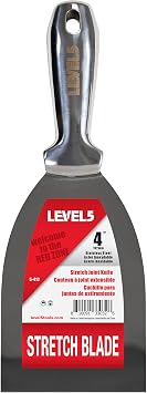 LEVEL5 4" One-Piece Stainless Steel Joint Knife | Professional Grade, Precision Ground Edge, Ergonomic & Corrosion Resistant | 5-412