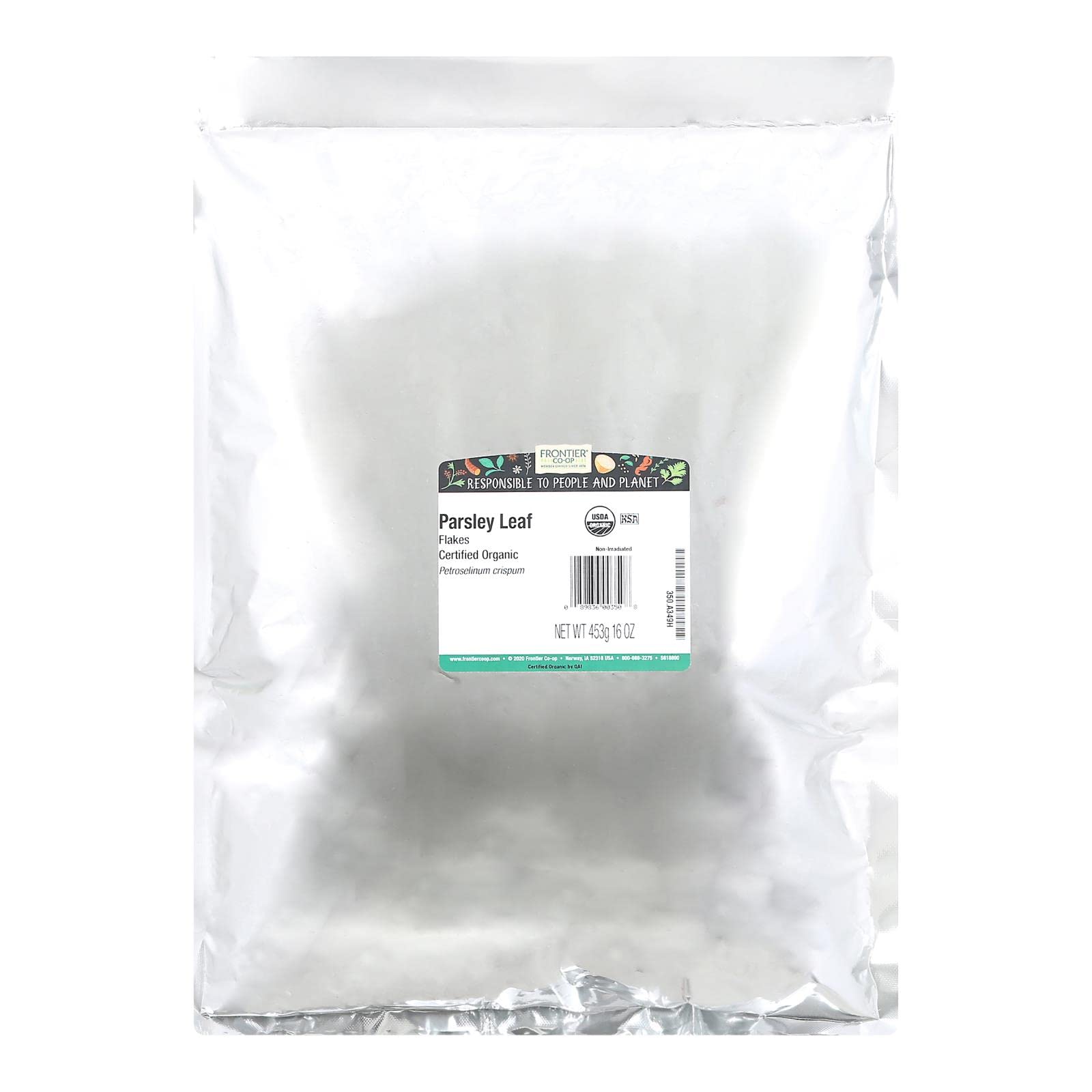 Frontier Herb Certified Organic Parsley Leaf Flake