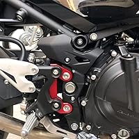 Vista 7 de Estriberas para motocicleta Reposapiés trasero ajustable trasero (hacia arriba 0.984 in, atrás 0.512 in) (para vehículo Kawasaki) Z500; NINJA500