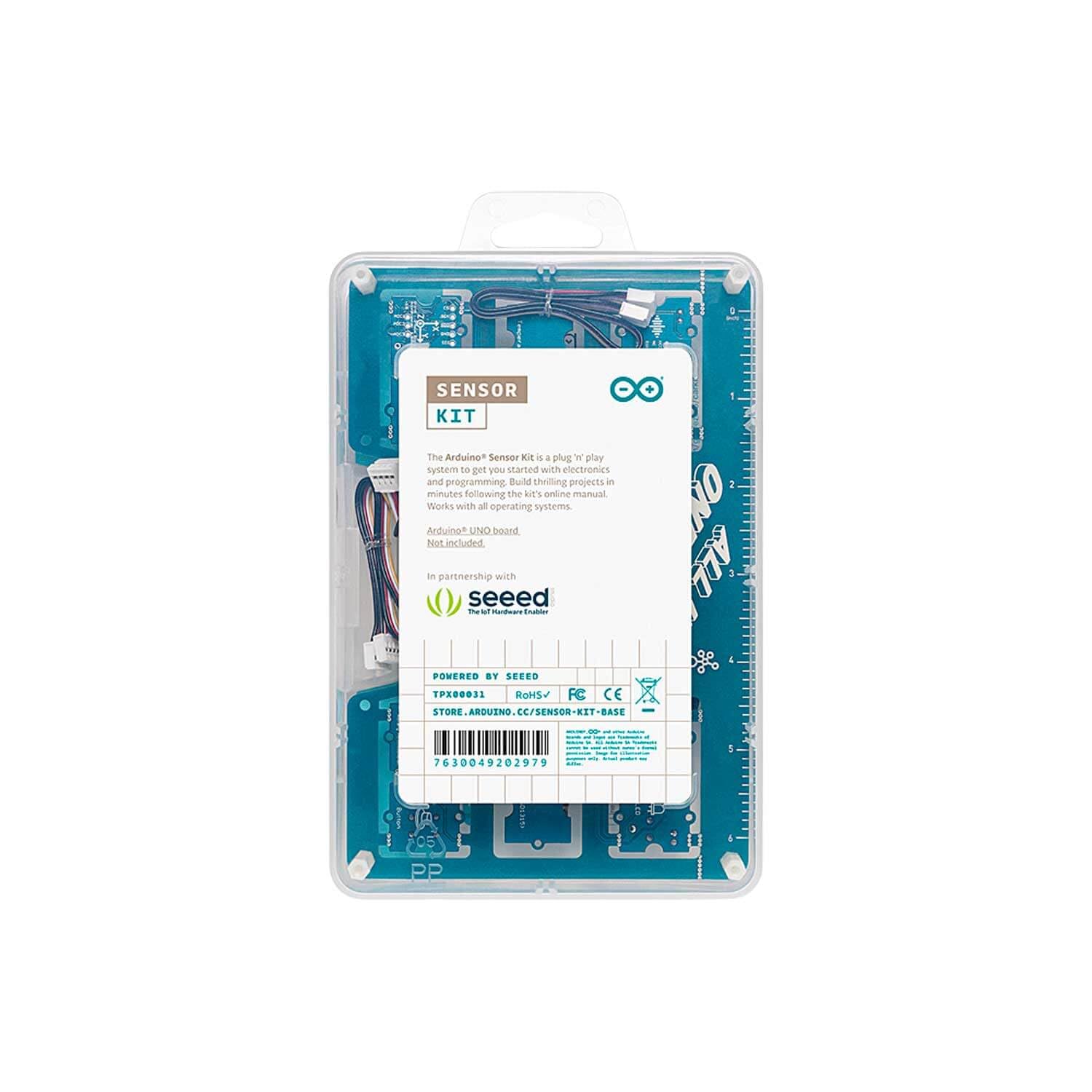 Arduino Sensor Kit - Base [TPX00031] - Kit sensori per principianti, ideale per conoscere l'elettronica e creare progetti interattivi con Arduino