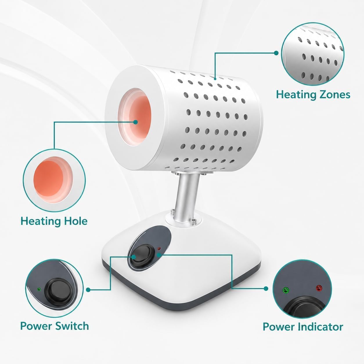 Sterilizzatore infrarosso elettrico del laboratorio per i cicli ed i bisturi DS-900S | sterilizzatore di calore di 400°C/825°C con i fori del riscaldamento di 35mm e di 14mm per gli strumenti del laboratorio