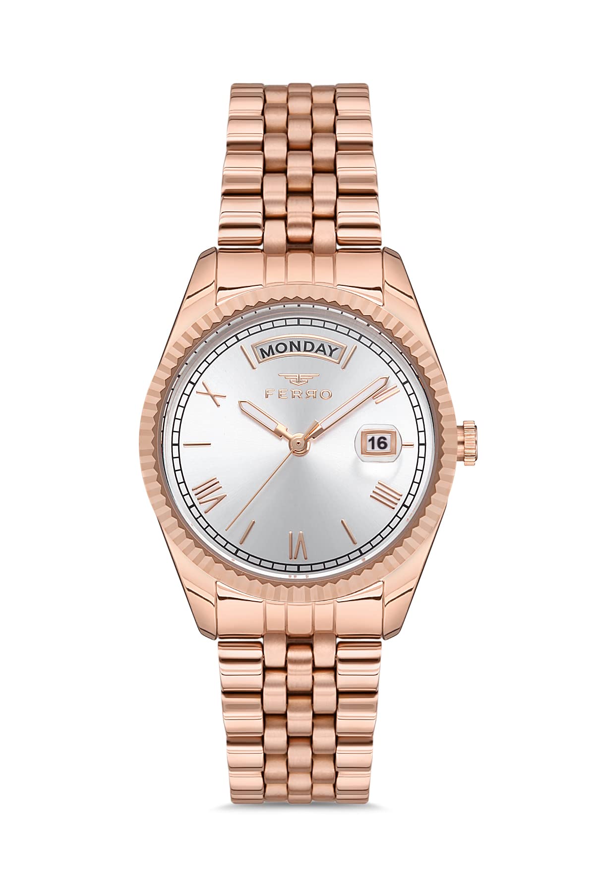 Ferro Analog Silver Dial Womens Watch-F21131A-C (B09RWLKMKK) Amazon Price History, Amazon Price Tracker