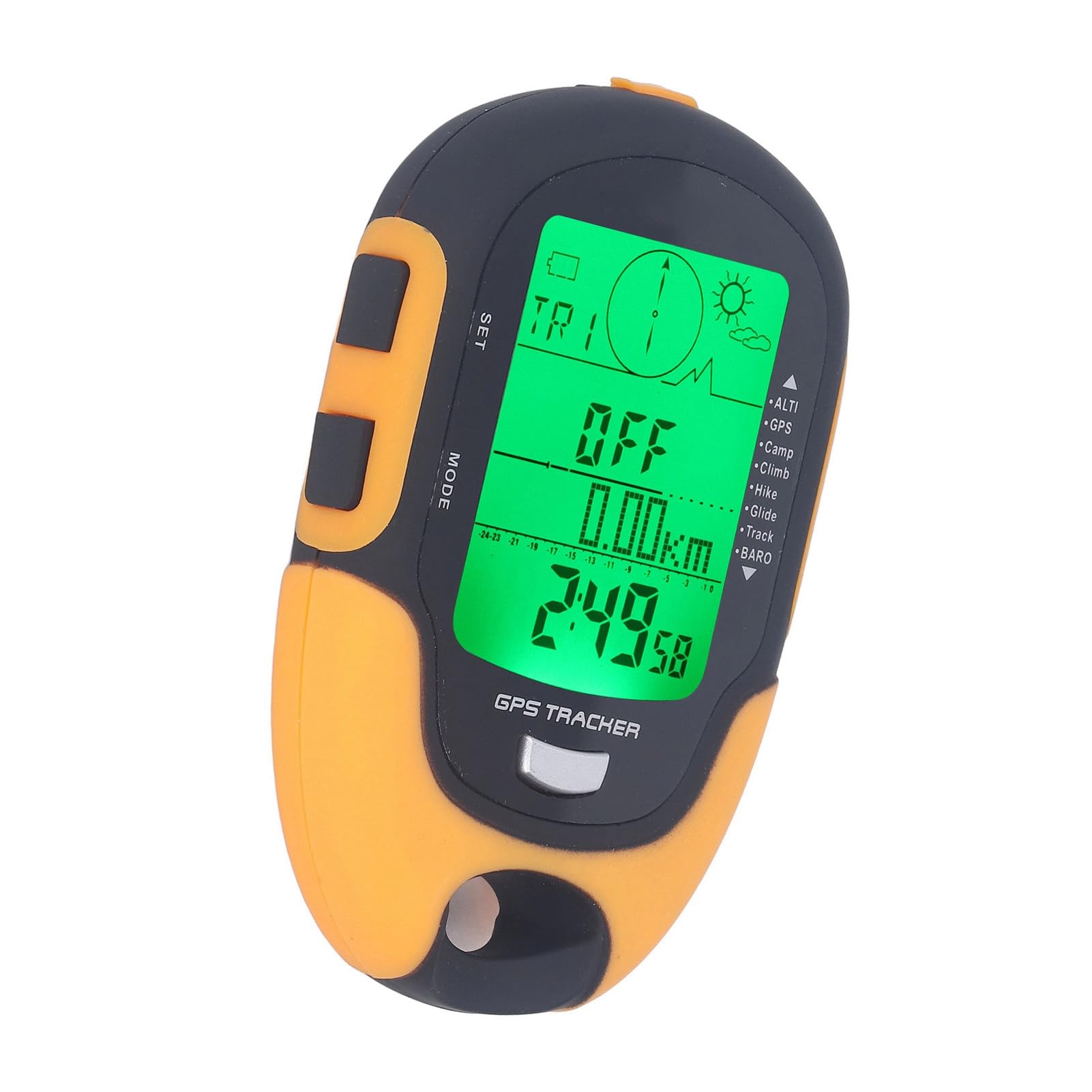 Termometro Barometro Altimetro GPS Elettronico per Campeggio All'aperto Arrampicata Escursionismo, Misuratore Multifunzionale Impermeabile