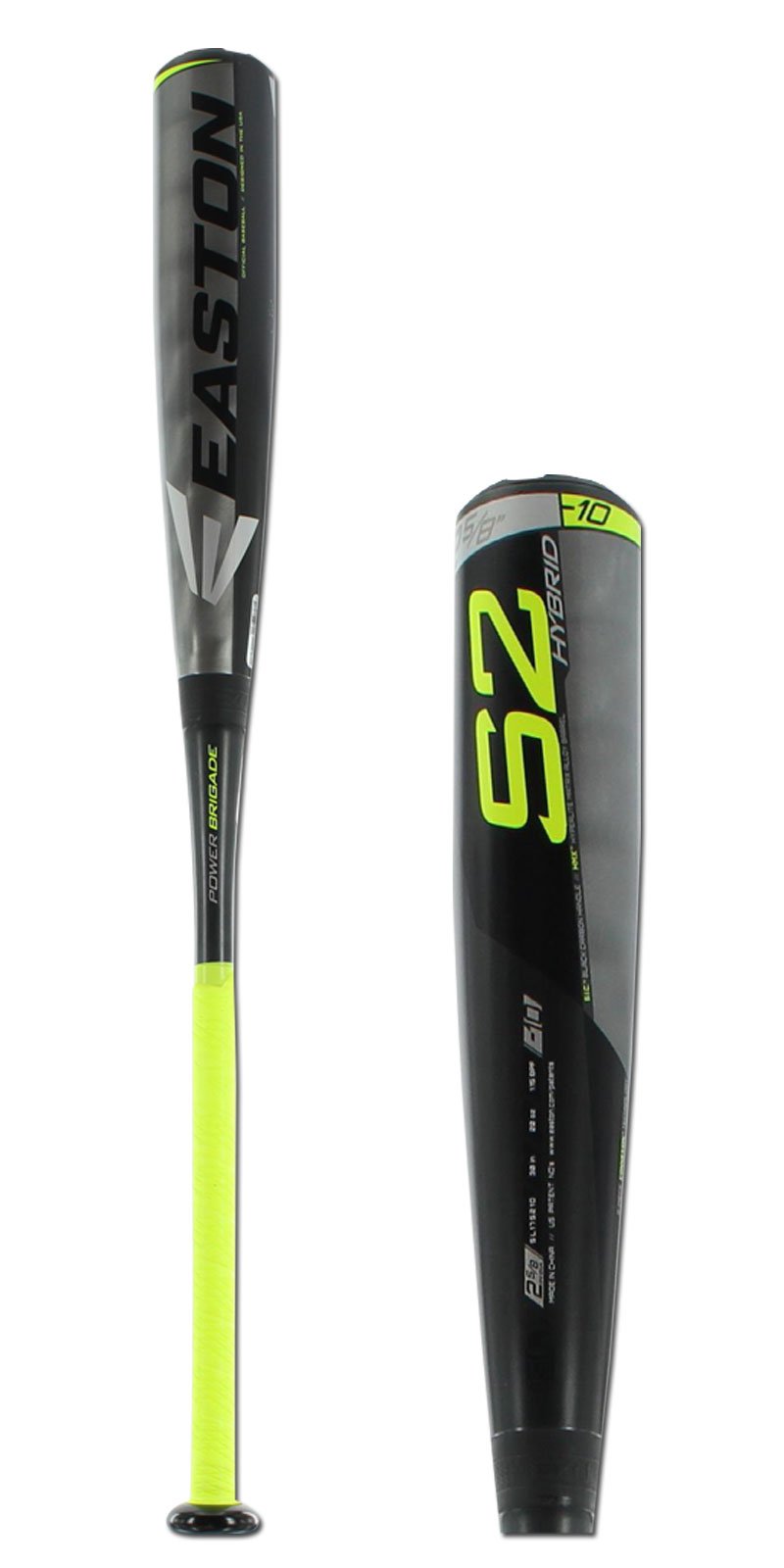 Easton sl17s210 S2 híbrido Compuesto/Aluminio 2 5/8 10 Superior Liga Grandes Barril Bate de béisbol