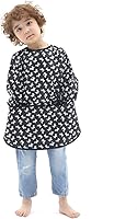 Vista 38 de Kids Waterproof Art Smock – Long Sleeve Apron for Painting, Baking, Sensory Play (Ages 1–10)