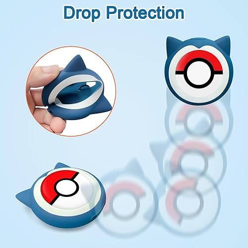 Miniatura 7 de Dobe - Funda protectora para Pokémon GO Plus + 2023, funda de silicona para accesorios de Pokemon Go Plus Plus con correa para la muñeca