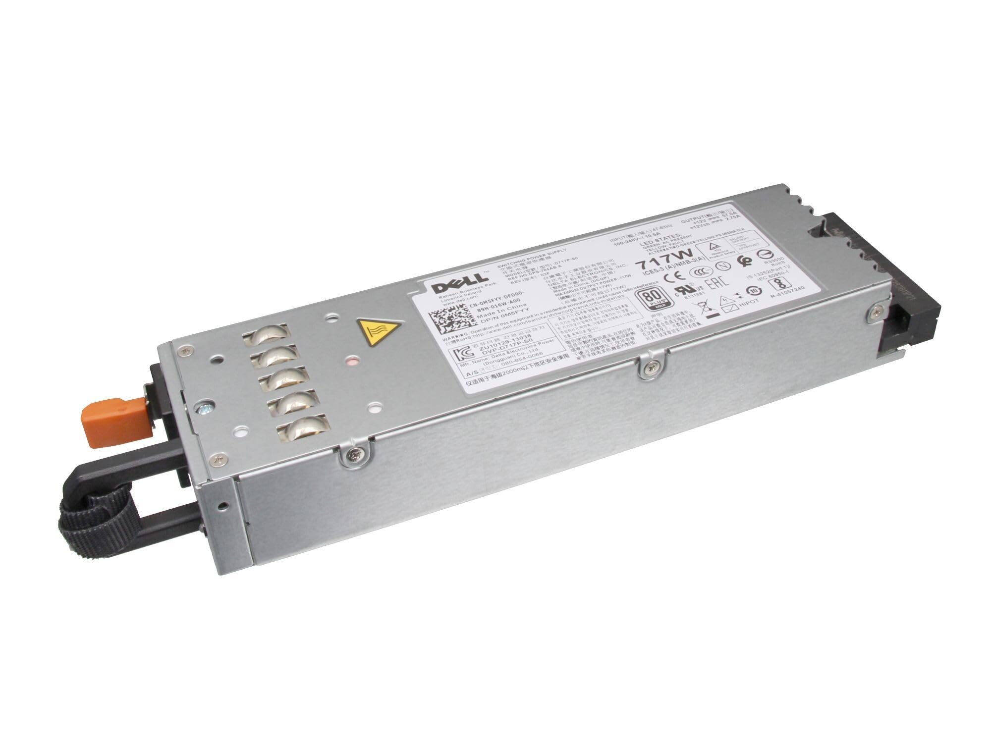 Dell M5FYY Original Fuente de alimentación del Servidor 770 vatios | para EqualLogic FS7600/FS7610, PowerEdge R610, FluidFS FS8600