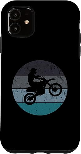 Miniatura 10 de iPhone 12 mini Retro Vintage Motocross Bike Dirtbike Racing Dirt Bike Rider Case