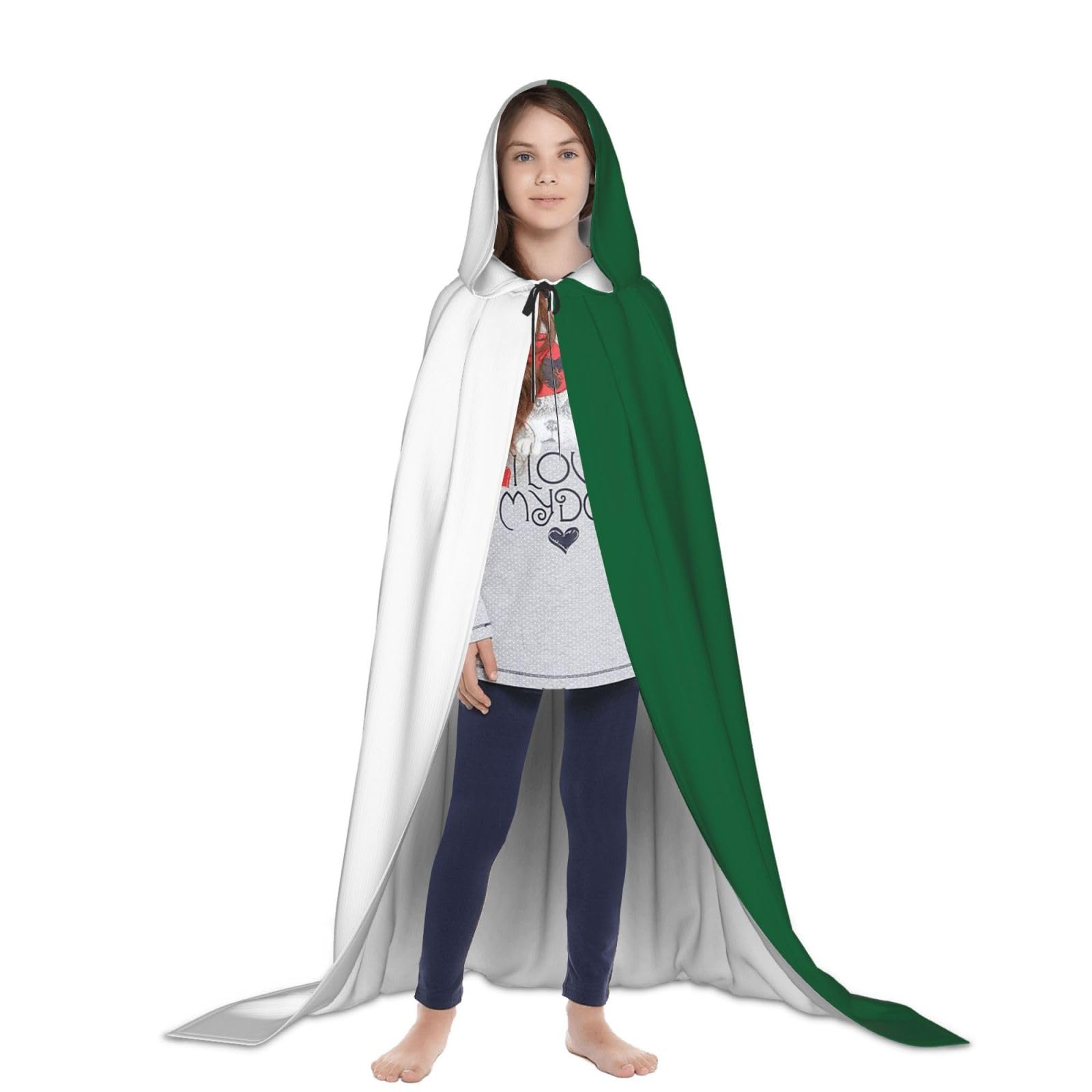 Cape imprimée drapeau de l'Algérie pour adolescent Cosplay, performance sur scène et cosplay quotidien en gros