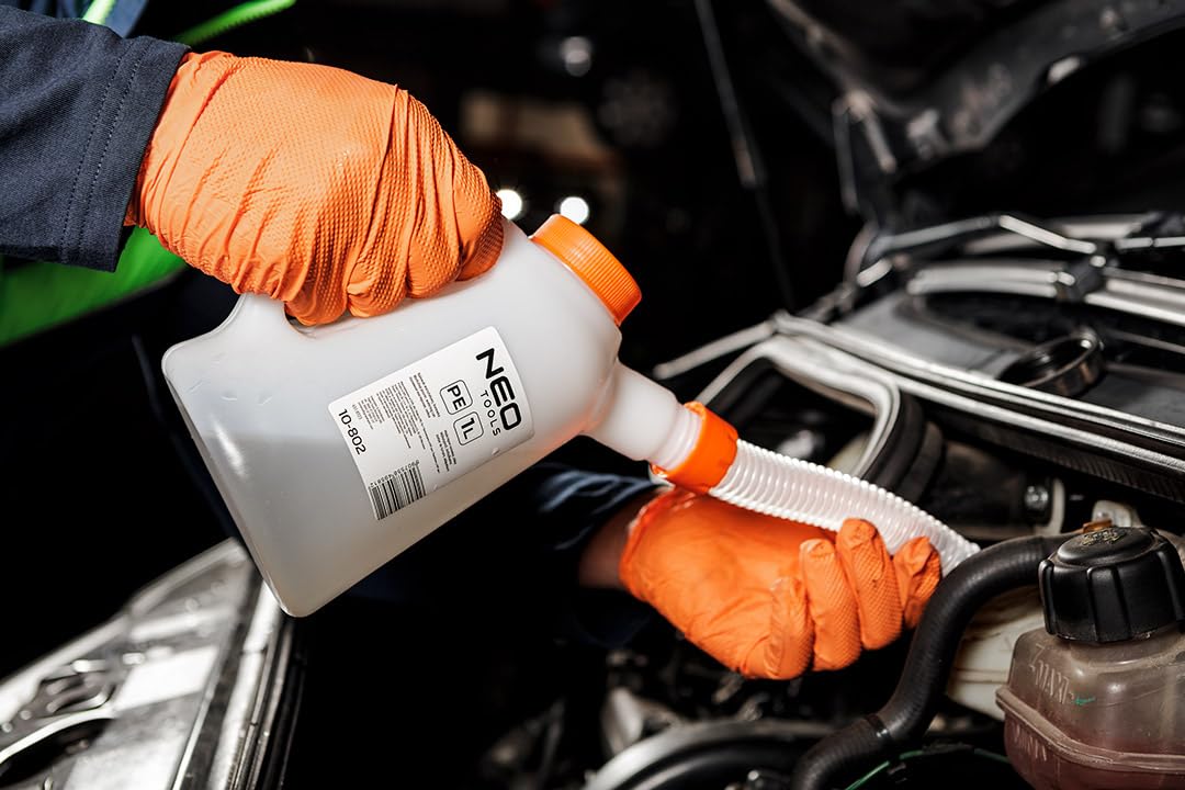 HERO Messkanne 1,2 Liter - Füllkanne Mit Flexiblem Ausguss Für Öl & Flüssigkeiten