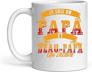 Tasse Père Je Suis Un Papa Et Beau Papa Qui Déchire Cadeau Pour Hommes Anniversaire
