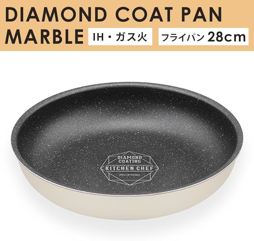 Amazon｜アイリスオーヤマ フライパン 28cm IH&ガス火対応