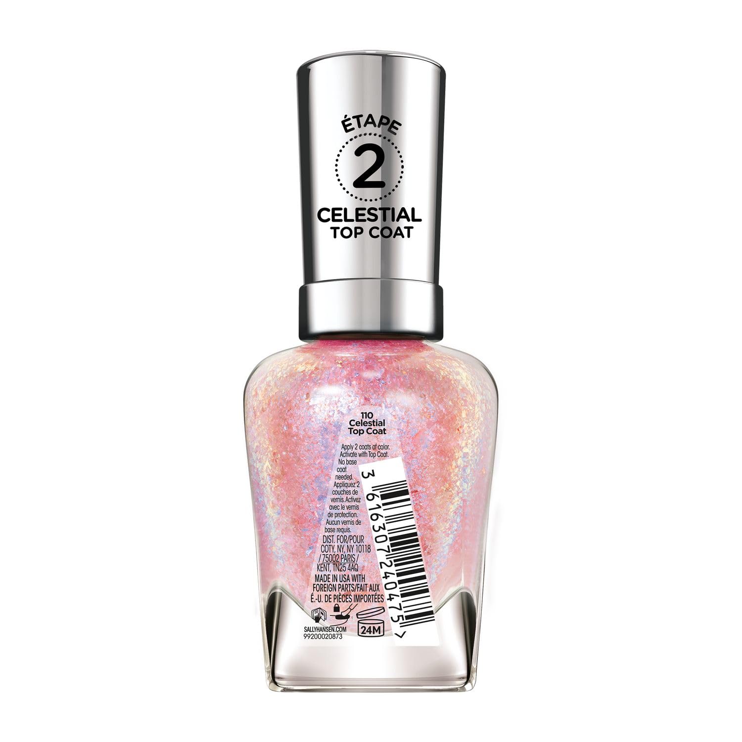 Sally Hansen Miracle Gel zmieniający kolory top coat Celestial, 14,7 ml