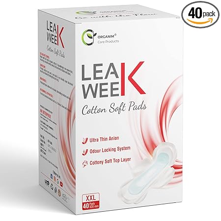 Leak Week Sanitary Pad XXL Anion Cottony Soft Pad,320mm Packing of 40 pieces soft gel