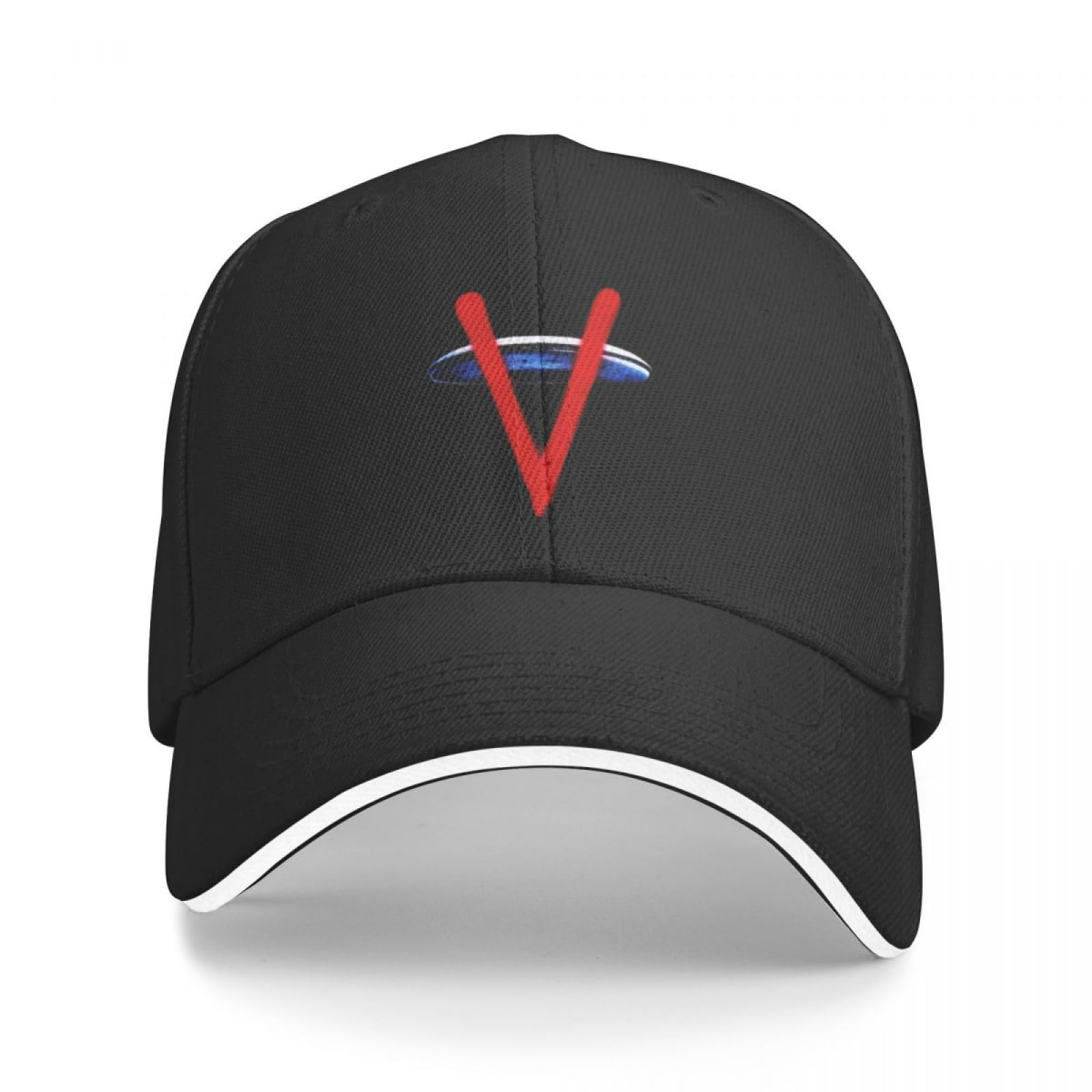 Cizieoe Unisex Black Baseball Cap V The Reptilians Beach Sunhat Beach Cosplay