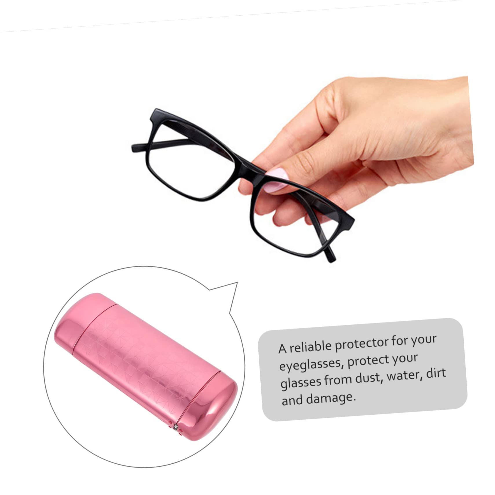VALICLUD custodia rigida per occhiali bicchieri per bicchieri occhiali da vista da uomo scatole per bicchieri portaocchiali leggero astuccio per occhiali astuccio rigido per occhiali