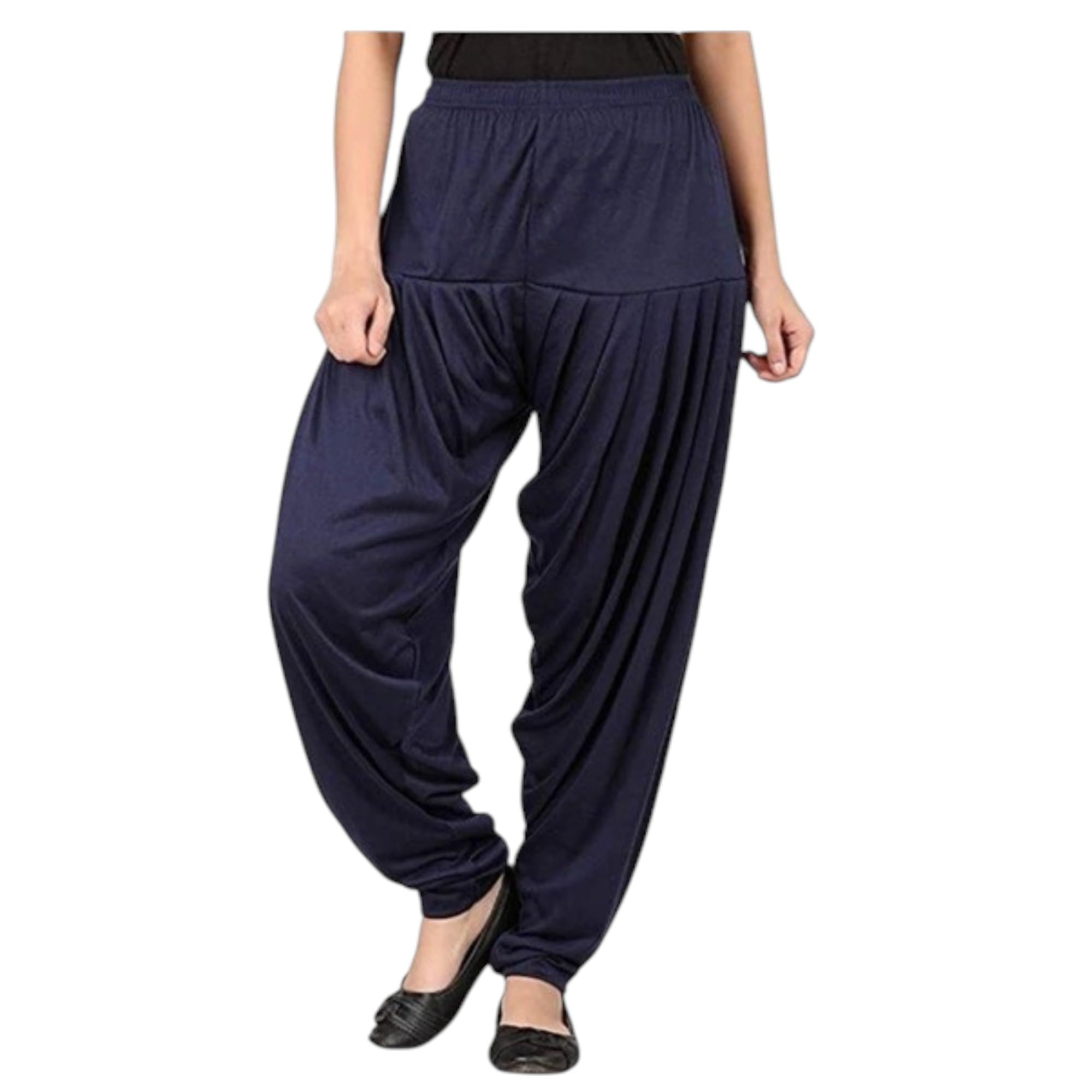 Women's Patiala Salwar Pants with Elastic Waist-picture-13