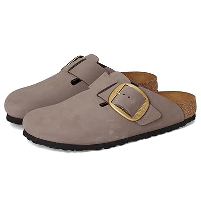 Birkenstock Boston Big Buckle Nubuck Leather Women