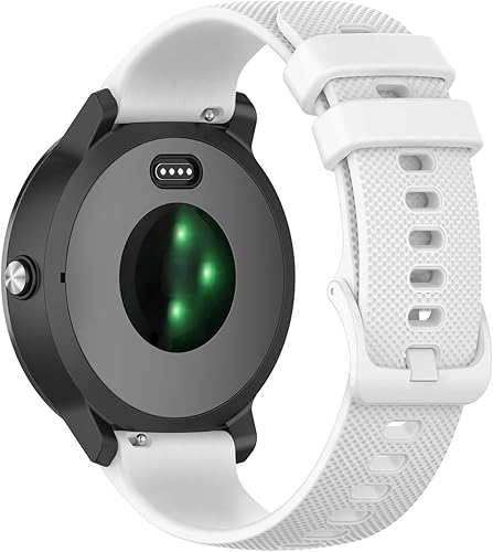 Anrir Bandas de reloj Vivoactive 3, banda de silicona de 0.787 pulgadas para Garmin Forerunner 645245Venu SqVenu Sq 2Venu 2 PlusApproach S40, Galaxy