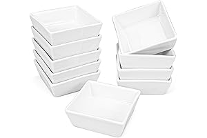 Foraineam 10-Piece Porcelain Ramekins