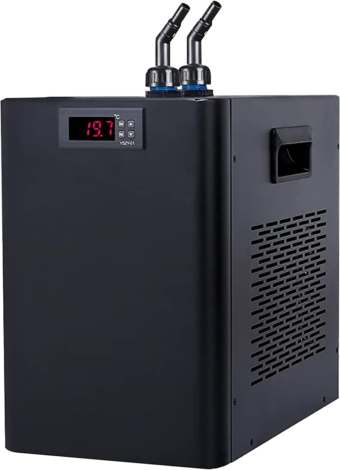 Aquarium Chiller - 1/2HP Fish Tank Aquarium Chiller Hydroponics Water Chiller Cooling System with Pump and Pipe CE FCC CCC