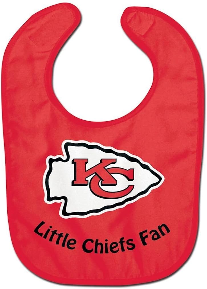 WinCraft NFL Kansas City Chiefs WCRA2048314 All Pro Baby Bib : Sports & Outdoors