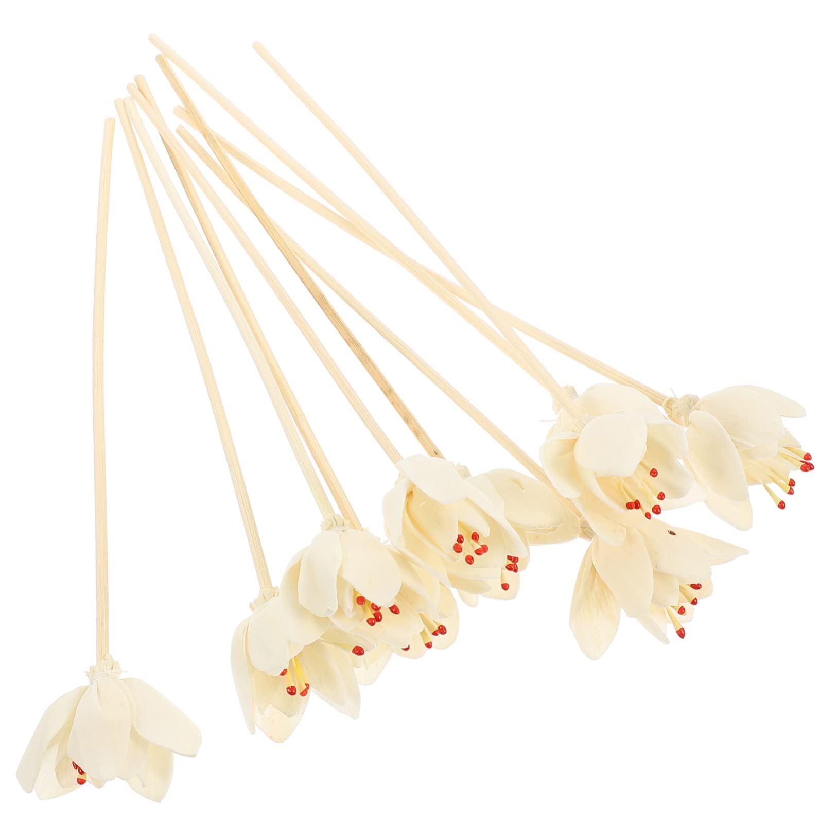 COHEALI 4 Sets Diffusor-nachfüllstäbchen Diffusor- Für Büro Heimdekoration Künstliche Blumenstäbe 10 Stück X 4