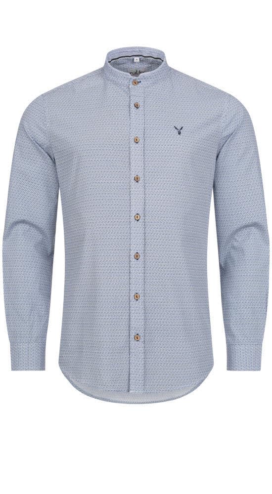 Nübler Trachtenhemd Herren - Langarm Hemden im Landhausstil, Regular Fit mit Ärmeln zum Hochkrempeln - Moderne bayrische Tracht, Piet B