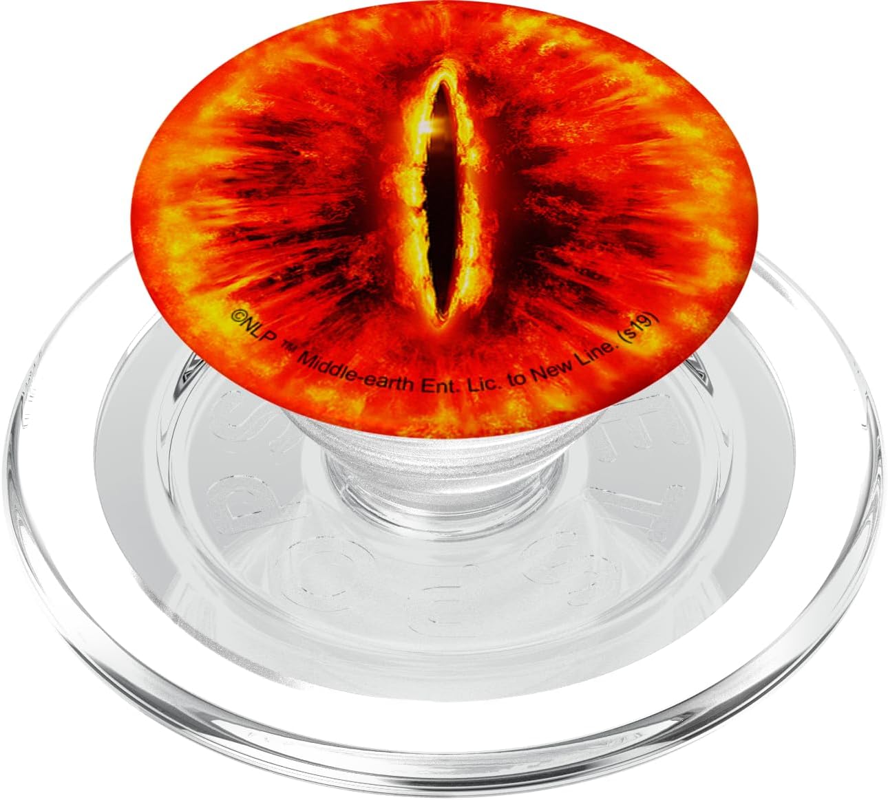 Warner Bros. Lord of the Rings Eye of Sauron PopSockets PopGrip for MagSafe - Phone Grip - Clear - Compatible with iPhone 12, 13, 14