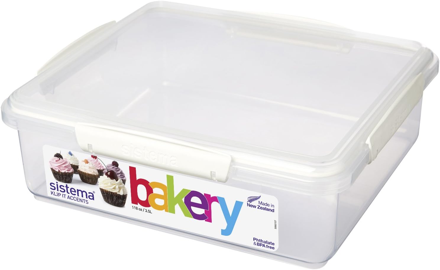 Sistema KLIP IT Accents Bakery Storage Container, 3.5 L - Assorted Colours