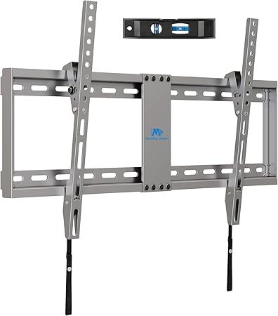 Mounting Dream TV Wall Mount for Most 37-75 Inch Televisions, Universal Tilt TV Mount Fits 16", 18", 24" Studs, Max VESA 600x400mm, 132lbs, Low Profile Flat Wall Mount Bracket, MD2968-LK