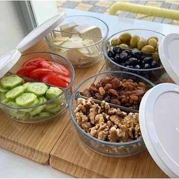 Pa abah e Polar  ki B lmeli Kahvalt l k Saklama Kab , 4 Adet,  effaf