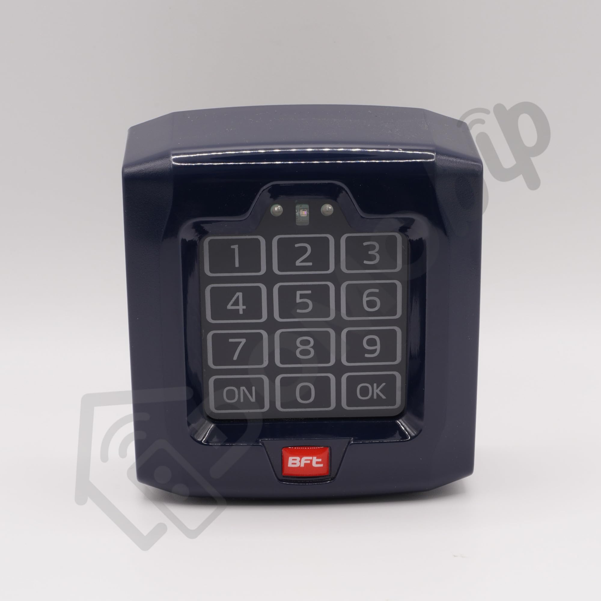 BFT Q.BO TOUCH P121024 / 2600834 – Clavier à code tactile sans fil 433 MHz pour Portail et garage – Rolling Code – 10 canaux – 100 codes + 1 Goodies DOMOBIP
