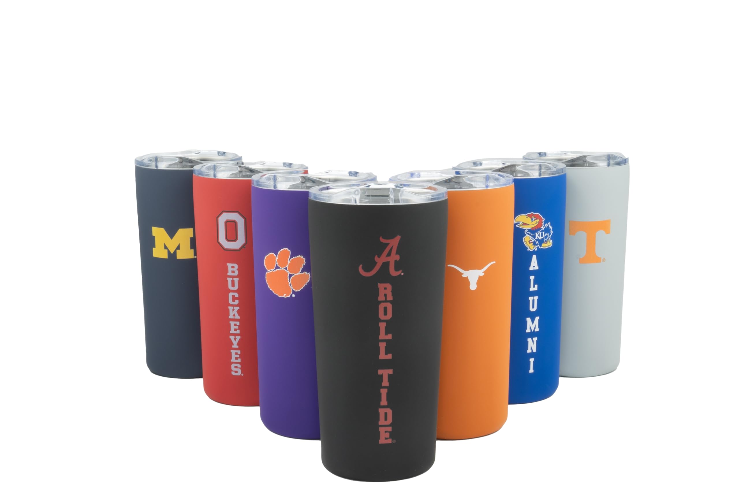 Boelter Brands NCAA Alabama Crimson Tide 20oz Stainless Steel Travel Tumbler - Vacuum Insulated